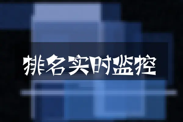 排名实时监控