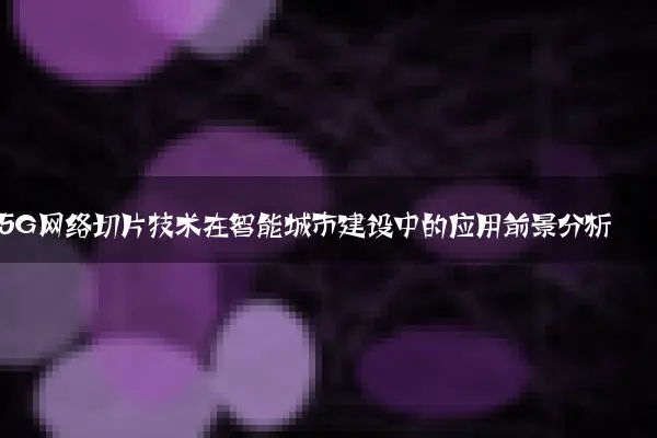 5G网络切片技术在智能城市建设中的应用前景分析
